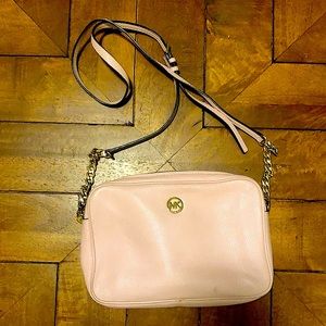 Michael Kors pastel pink crossbody bag